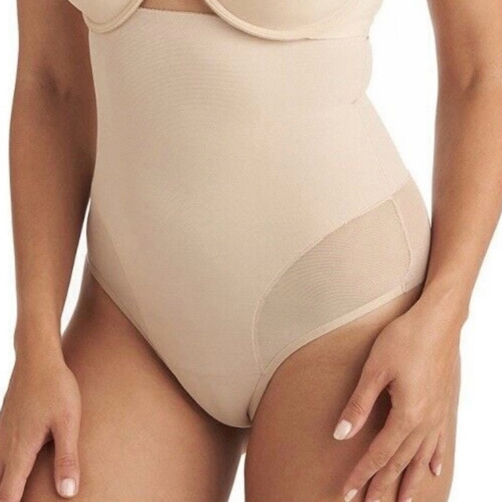 Naomi & Nicole Ultra Firm Control Shapewear High Waist Thong SZ Large NWT